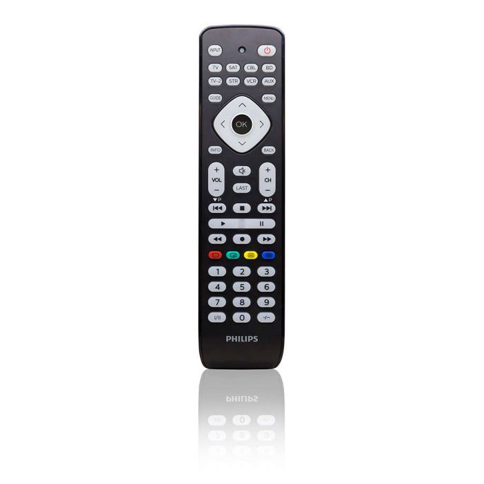 Philips SRP2018/10 Mando a Distancia Universal 8 en 1 Compatible con TV, DVD, Satélite, Blu-ray 1