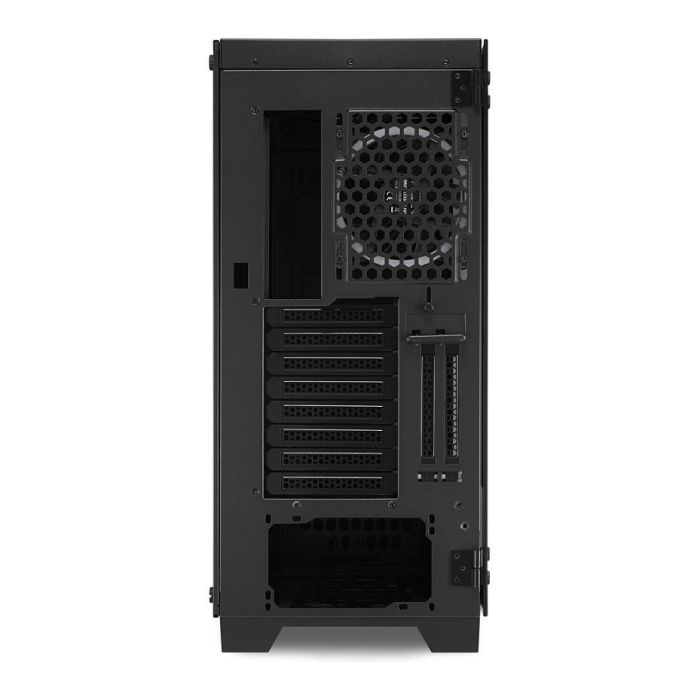 Sharkoon CA200G Torre Midi ATX E-ATX Negro con Cristal Puertas Frontales USB Tipo C