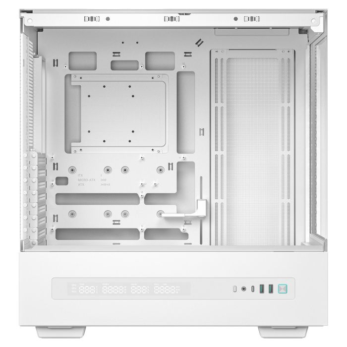 Deepcool CH690 DIGITAL Caja de PC Torre Blanca con Pantalla LCD para Gaming ATX/Micro-ATX/Mini-ITX