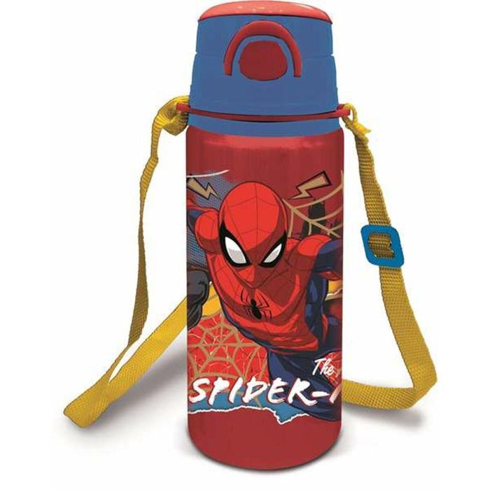 Stor Botella de Aluminio con Correa Spiderman Moving Target 730ml Stor Botella de Aluminio con Correa Spiderman Moving Target 730ml