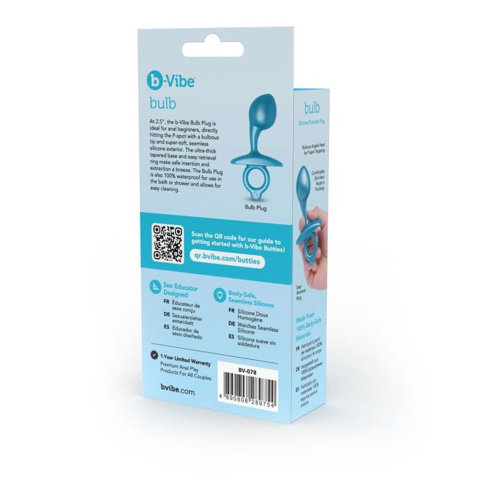 Plug Anal B-Vibe Azul 2 Plug Anal B-Vibe Azul 2