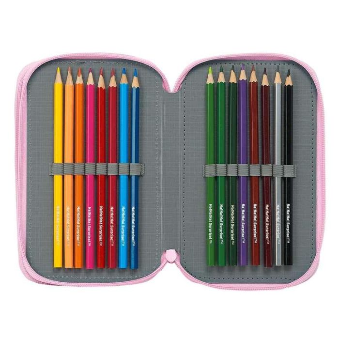 Plumier Triple Na!Na!Na! Surprise Sparkles Rosa claro (36 Piezas) 12 Plumier Triple Na!Na!Na! Surprise Sparkles Rosa claro (36 Piezas) 12