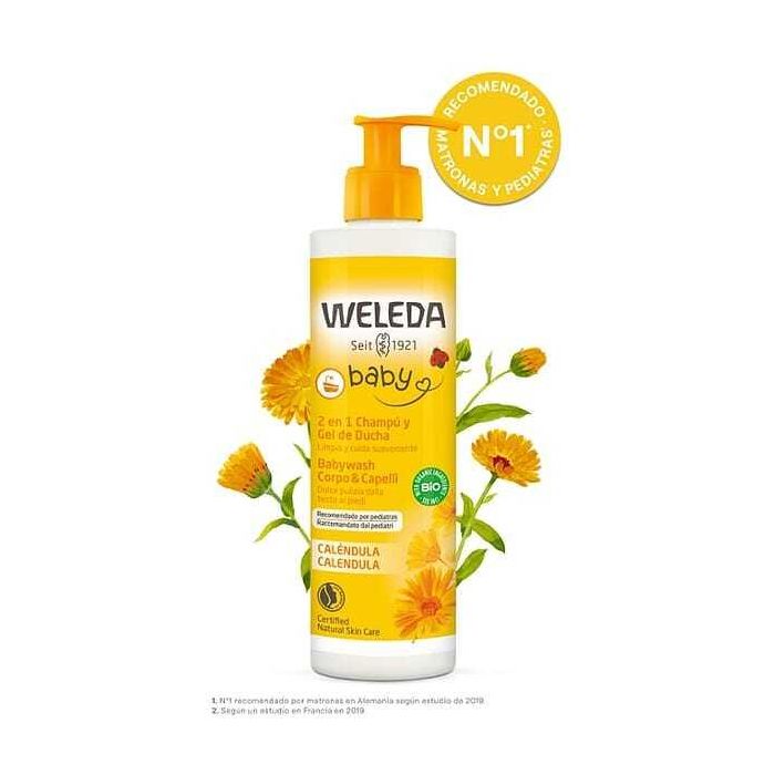 WELEDA Champú Gel Ducha de Caléndula Bebé 400ml