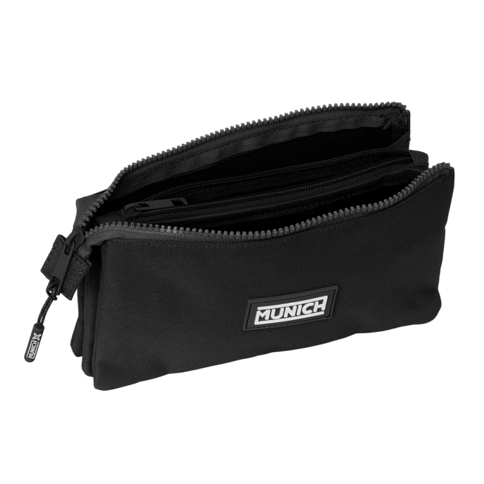Munich Portatodo Triple Basicos Negro 22x12x3 cm 2