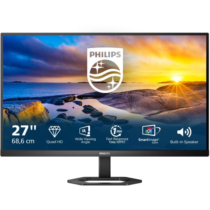 Philips 27E1N5500LA Monitor 27" QHD (2560x1440) VA 1ms 75Hz con Altavoces, 2xHDMI, DP, Negro, Pivot 1 Philips 27E1N5500LA Monitor 27" QHD (2560x1440) VA 1ms 75Hz con Altavoces, 2xHDMI, DP, Negro, Pivot 1