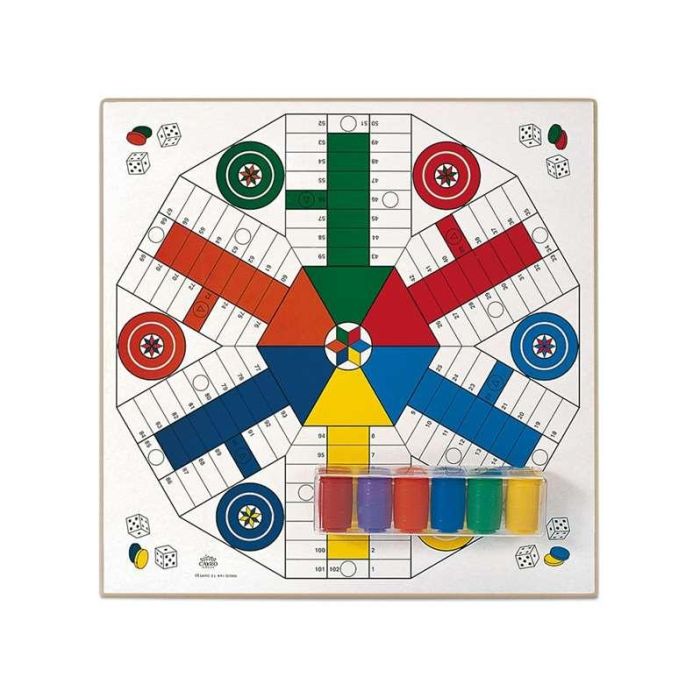 Tablero parchis 6 - oca mad. 40x40 cm 1 Tablero parchis 6 - oca mad. 40x40 cm 1