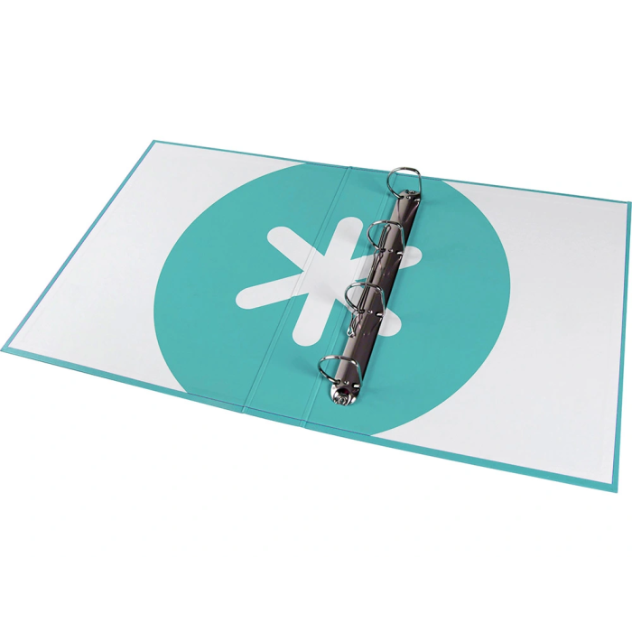 Antartik Carpeta 4 anillas 40 mm mixtas A4 forrada color menta 6