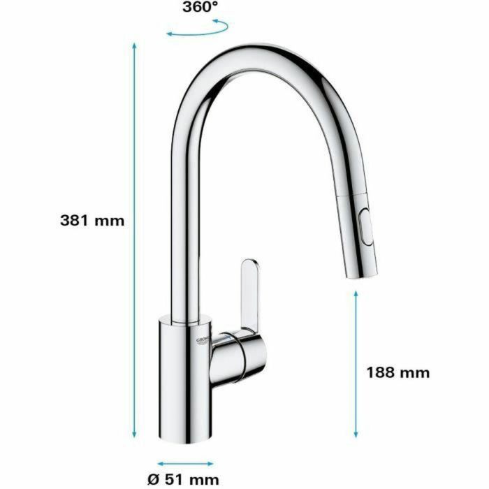 Grohe Mezclador Monomando de Lavabo Grohe Mezclador Monomando de Lavabo