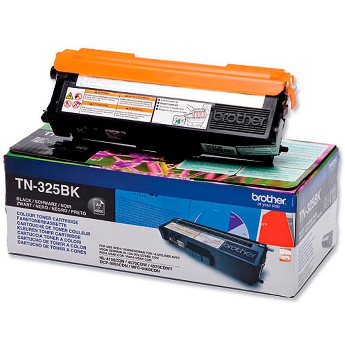 Toner Brother Tn-325Bk Negro -4,000Pag- Hl-4140Cn Hl-4150Cdn Hl-4570Cdw Dcp-9055Cdn Dcp-9270Cdw 1