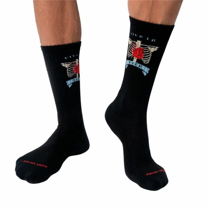Calcetines Deportivos Jimmy Lion Athletic Frida Heart Negro 2