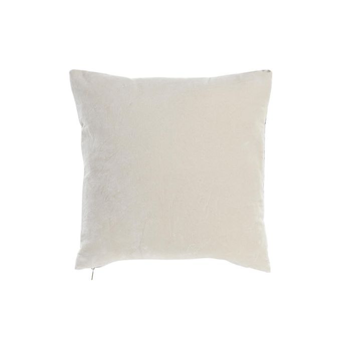 DKD Home Decor Cojín Decorativo Shabby Chic con Diseño Floral Multicolor de Algodón 45x45 cm (2 Unidades) con Cremallera 2