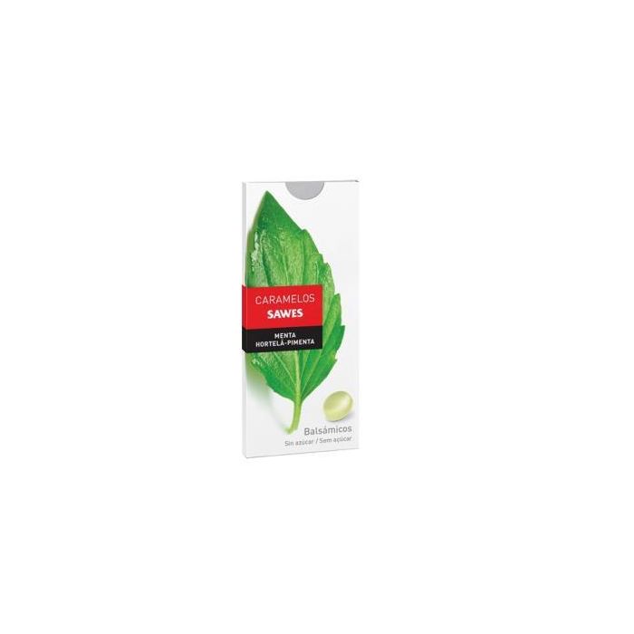 SAWES Caramelos Balsámicos sin Azúcar Menta Blíster 22g