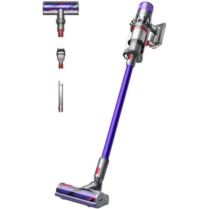 Dyson V11 Advanced Aspiradora Escoba sin Cable 2 en 1 Níquel/Púrpura, 200 AW, 60 min autonomía