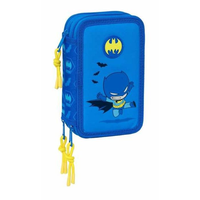 Safta Plumier triple Batman 37 piezas para Preescolar 3+ años 12,5x19,5x5,5 cm Safta Plumier triple Batman 37 piezas para Preescolar 3+ años 12,5x19,5x5,5 cm