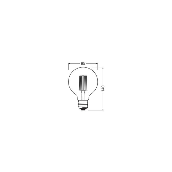 Ledvance LVE-4099854002908 Bombilla LED Classic Filamento E27 4W 840Lm 3000K Blanco Cálido 320° IP20 Clase A 50.000h 2 Ledvance LVE-4099854002908 Bombilla LED Classic Filamento E27 4W 840Lm 3000K Blanco Cálido 320° IP20 Clase A 50.000h 2