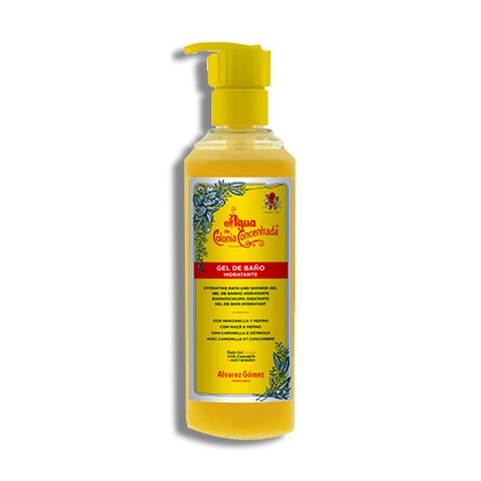 Alvarez Gomez Gel de Baño Hidratante con Manzanilla y Pepino, Fragancia Mediterránea Refrescante, 290 mL