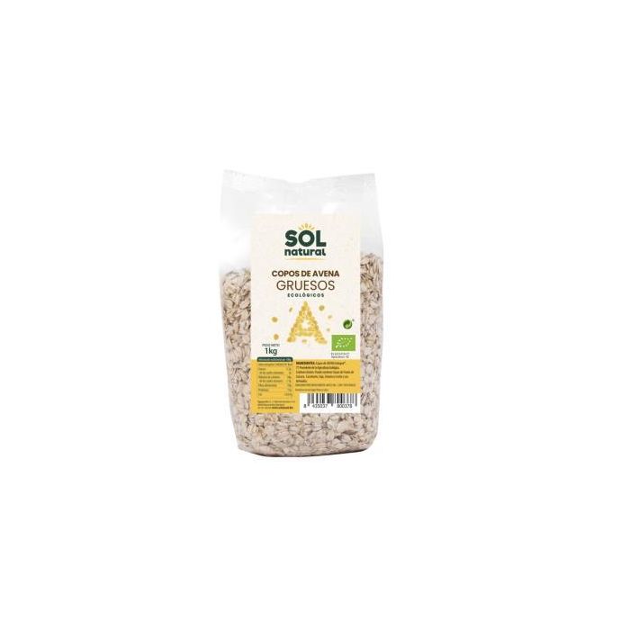 Copos De Avena Familiar Gruesos Integrales 1Kg Bio Copos De Avena Familiar Gruesos Integrales 1Kg Bio