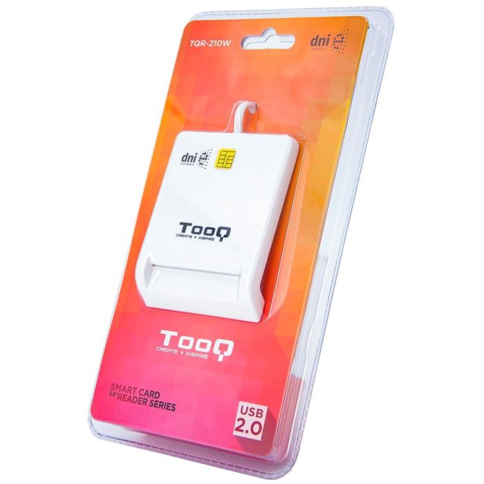 TooQ TQR-210W Lector DNIe y Tarjetas Inteligentes USB 2.0 compatible DNI 4.0 y Cartão Cidadão PC/Mac sin drivers Blanco 2 TooQ TQR-210W Lector DNIe y Tarjetas Inteligentes USB 2.0 compatible DNI 4.0 y Cartão Cidadão PC/Mac sin drivers Blanco 2