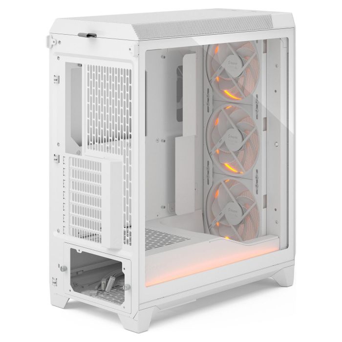 Fractal Design Meshify 3 Midi Torre ATX EATX micro ATX Mini-ITX Blanca Panel de Vidrio Templado RGB Clear Tint