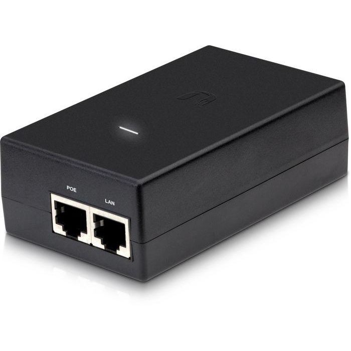 Ubiquiti Adaptador PoE Gigabit Ethernet 50VDC 1.2A para protección ESD y conexión airGateway