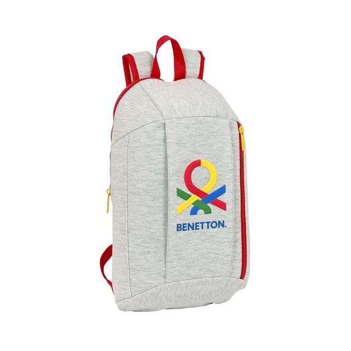 Mochila Casual Benetton Pop Gris 10 L Mochila Casual Benetton Pop Gris 10 L