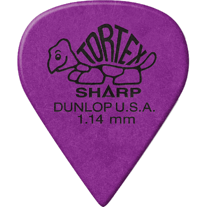 Dunlop Pack 12 Púas Tortex Sharp 1.14mm 1
