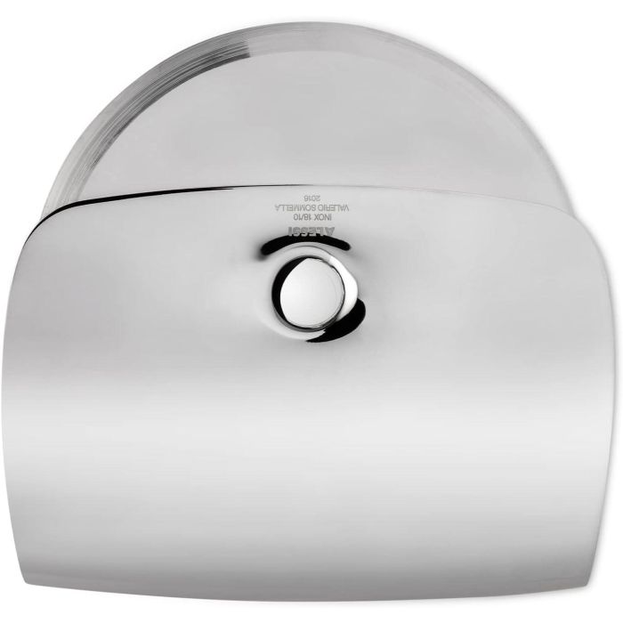 Alessi VS04 Cortapizza Hoja de Acero Inoxidable 18/10 Diseño Delicado Sinuoso Elegante