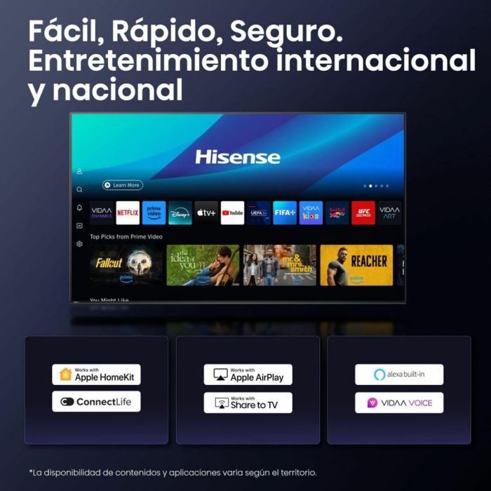 Hisense 43A6Q TV 43" (109cm) 4K Ultra HD Smart TV con Alexa, Modo Juego Plus, Dolby Vision, DTS Virtual X 22 Hisense 43A6Q TV 43" (109cm) 4K Ultra HD Smart TV con Alexa, Modo Juego Plus, Dolby Vision, DTS Virtual X 22