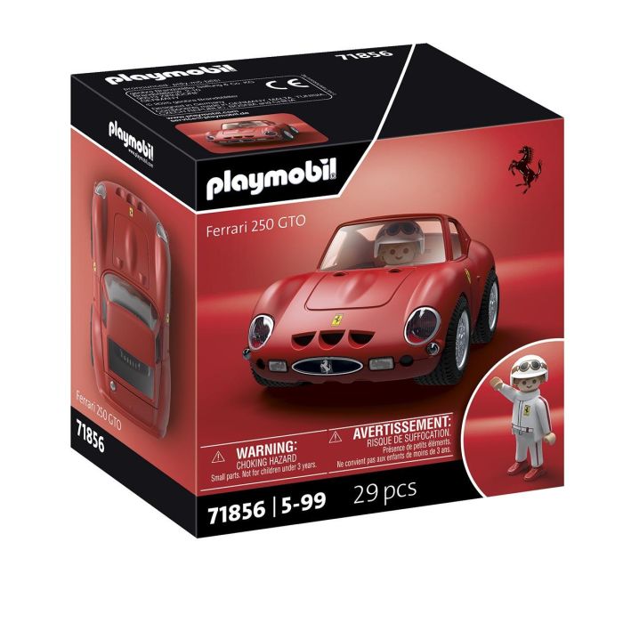 PLAYMOBIL Ferrari 250 GTO 71856 - Coche Deportivo Clásico Rojo de Juguete para Coleccionistas y Niños +5 Años