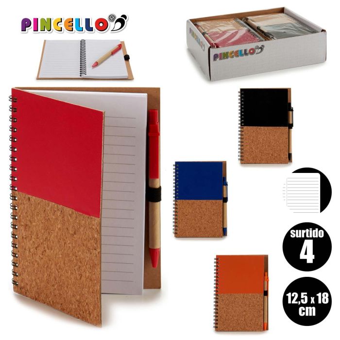 Libreta 12,5X18Cm Tapa Madera Surtidos 140 Pag Pincello (24 Unidades) 3 Libreta 12,5X18Cm Tapa Madera Surtidos 140 Pag Pincello (24 Unidades) 3