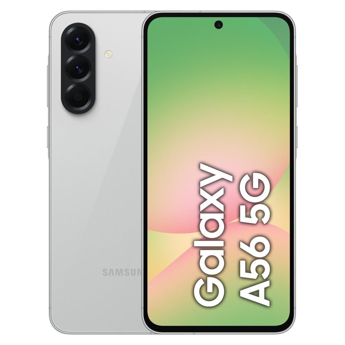 Samsung SM-A566BZACEUB Smartphone Galaxy A56 8GB/256GB/6.7"/5G/Gris Claro 0 Samsung SM-A566BZACEUB Smartphone Galaxy A56 8GB/256GB/6.7"/5G/Gris Claro 0