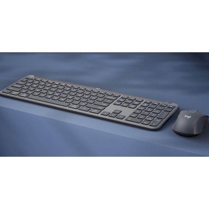 Logitech Signature Slim Combo MK950 CENTRAL-419 (CH) Teclado y Ratón Inalámbrico RF + Bluetooth QWERTZ Grafito