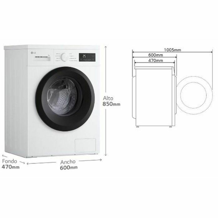 Lavadora LG 1400 rpm 8 kg 1 Lavadora LG 1400 rpm 8 kg 1