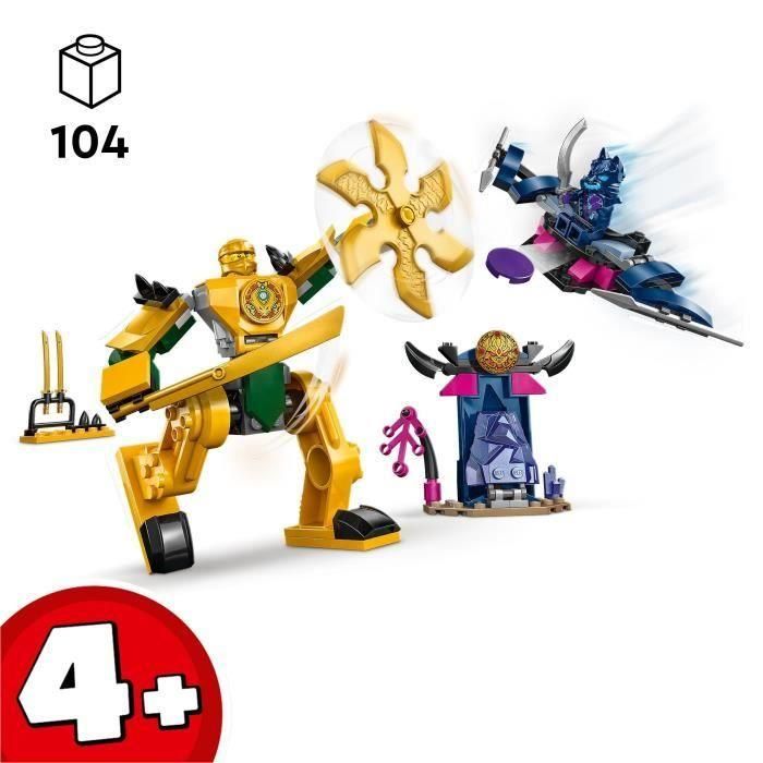 LEGO 71804 NINJAGO Robot de Lucha de Arin, Juguete Ninja con Minifiguras de Arin, Mini-Katana y Robots 1 LEGO 71804 NINJAGO Robot de Lucha de Arin, Juguete Ninja con Minifiguras de Arin, Mini-Katana y Robots 1