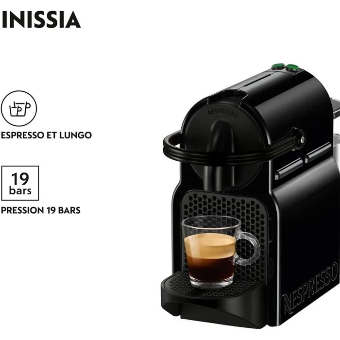 DeLonghi Cafetera Nespresso Inissia EN 80.B Negra 2