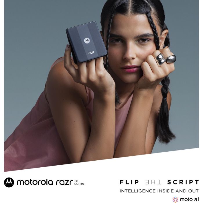 Smartphone Motorola Razr 50 Ultra 5G 6,9" 12 GB RAM 512 GB Azul Azul marino 8
