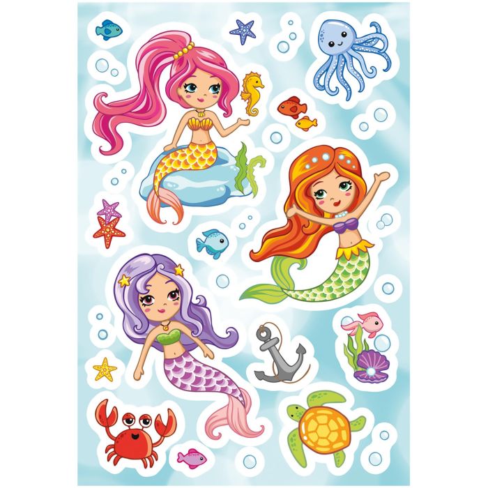 HERMA Sticker MAGIC Little Mermaid Transpuffy 1