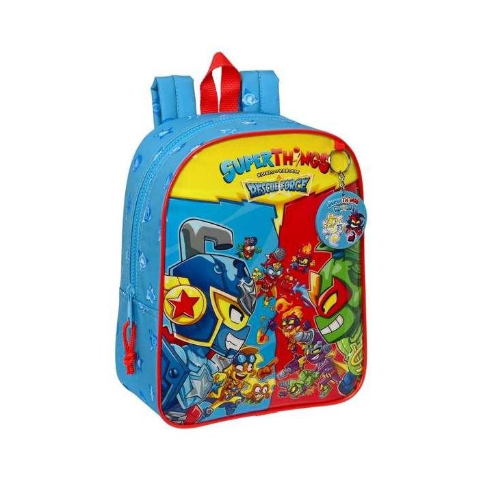 Mochila Escolar SuperThings Rescue force Azul 22 x 27 x 10 cm 4 Mochila Escolar SuperThings Rescue force Azul 22 x 27 x 10 cm 4