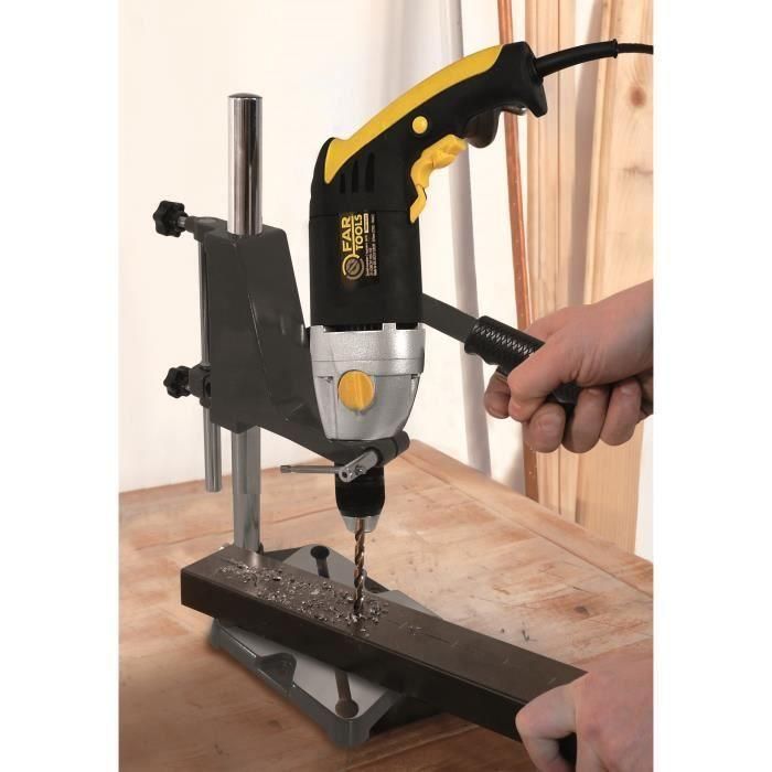 Fartools DS430 Soporte de Perforación para Taladro de Columna, Diám. Brocas 38/43mm, Prof. 60mm, Alt. 43cm 2