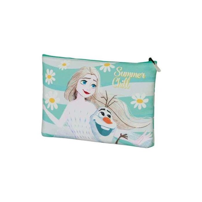 Karactermania Frozen 2 Chill Neceser de un compartimento con cremallera, poliéster, azul, 30.5 x 22.5 cm 2