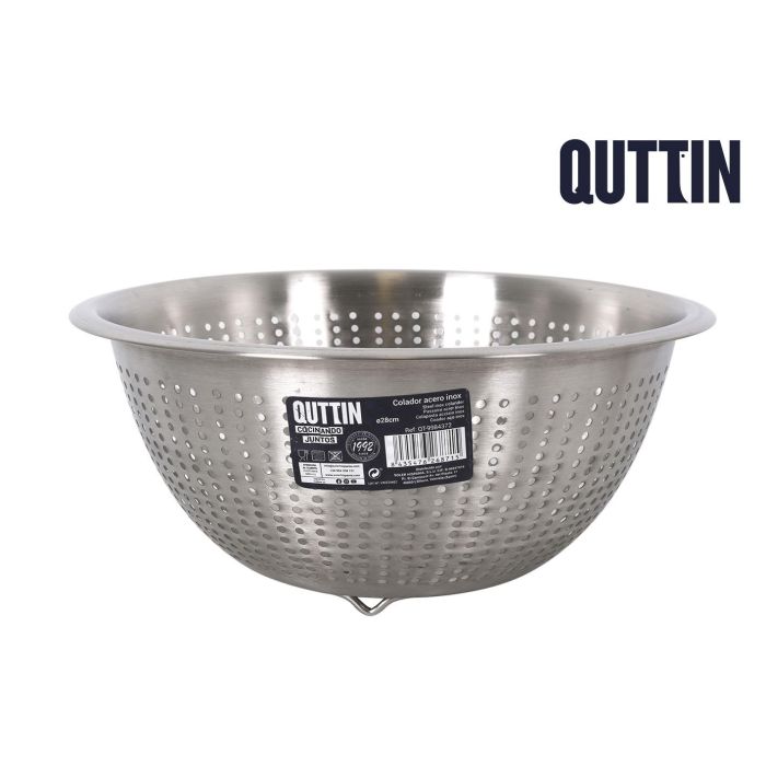 Colador de Acero Quttin 28 cm - Inde (8 Unidades) Colador de Acero Quttin 28 cm - Inde (8 Unidades)