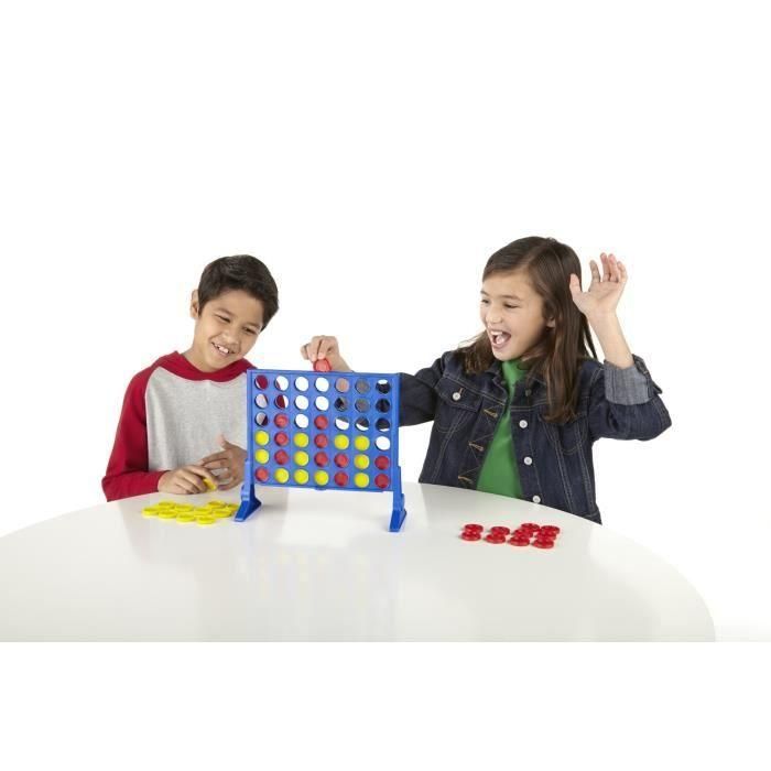 Hasbro Games A5640 - Juego de Mesa 4 En Línea de Estrategia, Idioma Francés, para +6 años y Toda la Familia 4