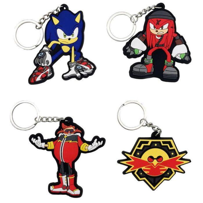 Cyp brands Set Llaveros Sonic Prime - Sonic, Knuckles, Dr. Eggman y Logo 0 Cyp brands Set Llaveros Sonic Prime - Sonic, Knuckles, Dr. Eggman y Logo 0