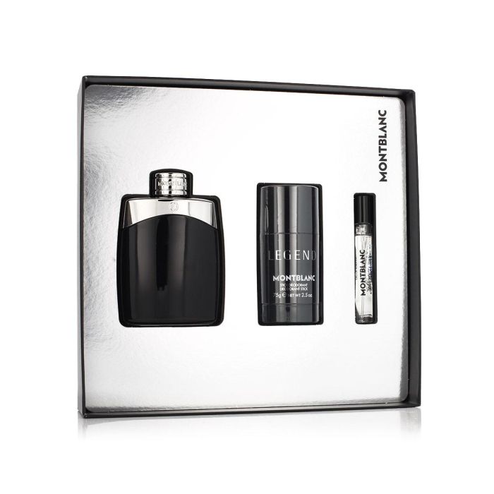 Set de Perfume Hombre Montblanc Legend EDT 3 Piezas 1 Set de Perfume Hombre Montblanc Legend EDT 3 Piezas 1