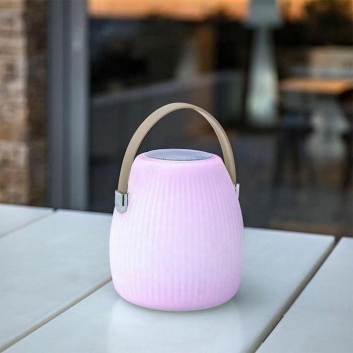 Lumisky LUM3760119739556 Lámpara Altavoz Bluetooth Inalámbrico MINI MAY PLAY LED Blanco y Multicolor Regulable H23 cm 1 Lumisky LUM3760119739556 Lámpara Altavoz Bluetooth Inalámbrico MINI MAY PLAY LED Blanco y Multicolor Regulable H23 cm 1