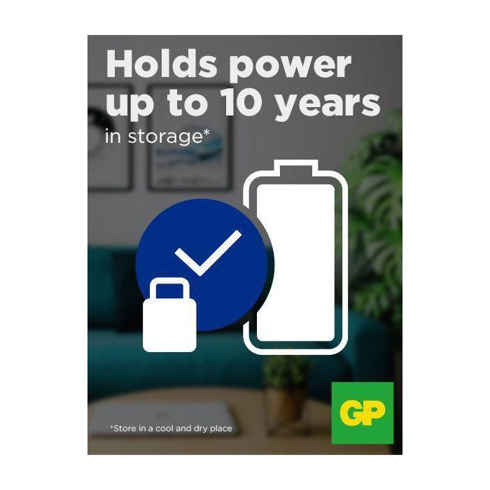 GP Ultra Plus Alkaline AA Baterías, 15AUP/LR6, Paquete de 40 1