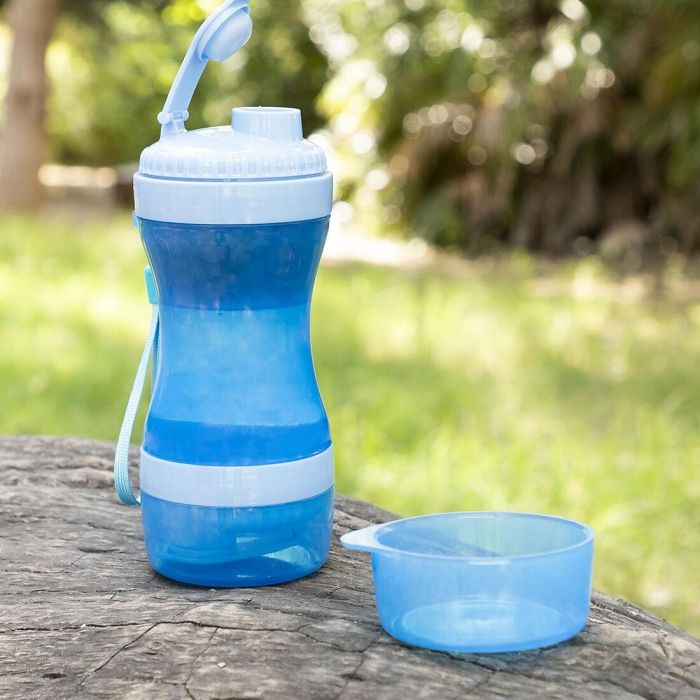 Botella con Depósito de Agua y Comida para Mascotas 2 en 1 Pettap InnovaGoods 8 Botella con Depósito de Agua y Comida para Mascotas 2 en 1 Pettap InnovaGoods 8
