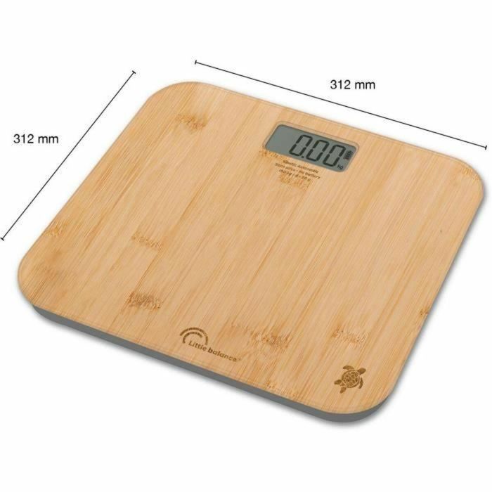 Little Balance LIT3760240788553 Báscula de Baño Automática Kinetic Bambú 2 Little Balance LIT3760240788553 Báscula de Baño Automática Kinetic Bambú 2