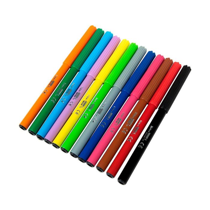 Rotulador Liderpapel Slim Caja De 12 Unidades Colores Surtidos 3