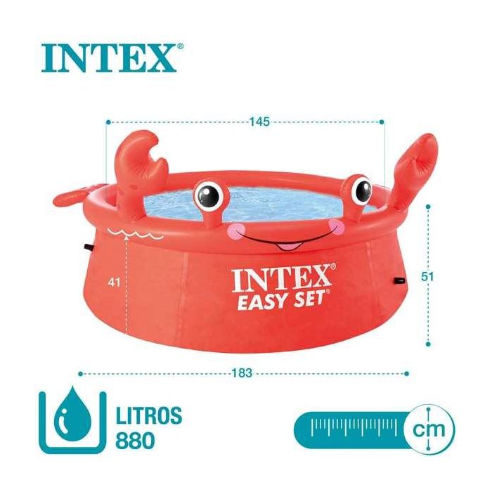 Piscina hinchable cangrejo easy set(capacidad 880 litros) (+3 años) 183x51 cm - modelos surtidos 4 Piscina hinchable cangrejo easy set(capacidad 880 litros) (+3 años) 183x51 cm - modelos surtidos 4